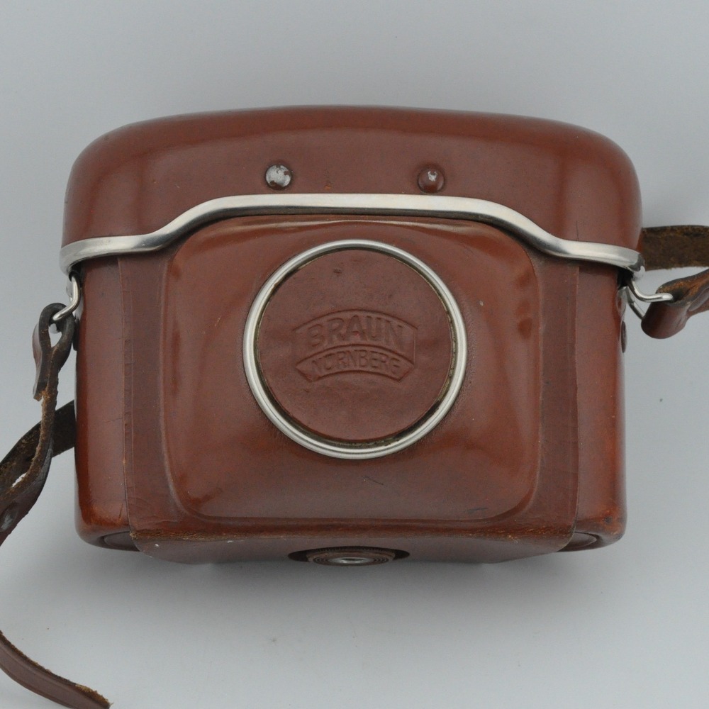 Braun Paxette Panto Camera Brown Fair Vintage Katagon 40mm Lens‎ Leather Case